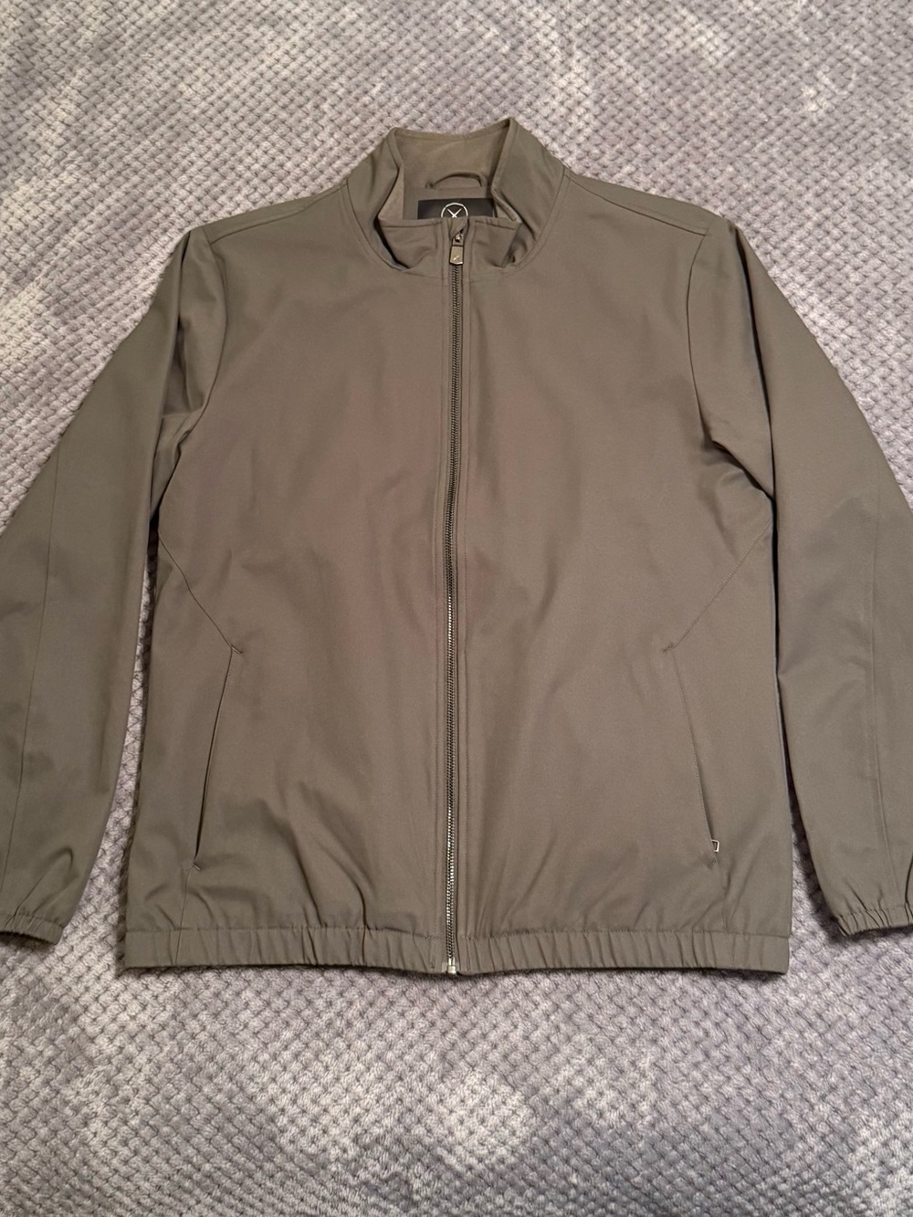 Men's Cuts Olive Zip-Front Jacket